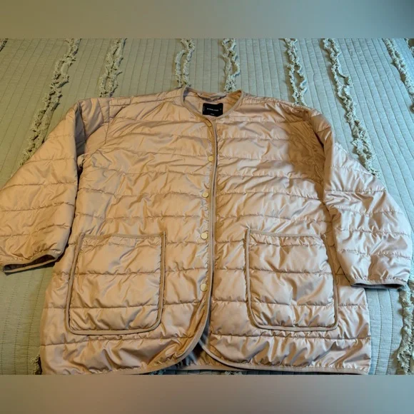 Everlane ReNew Pink Quilted Liner Jacket XXL - Picture 1 of 4
